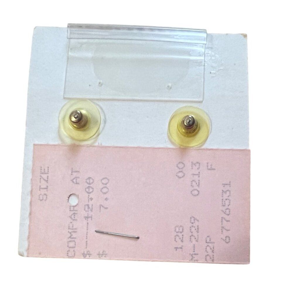 Vintage Two Sisters Hand Crafted Porcelain Earrings Pearlized Shimmer - Picture 5 of 5